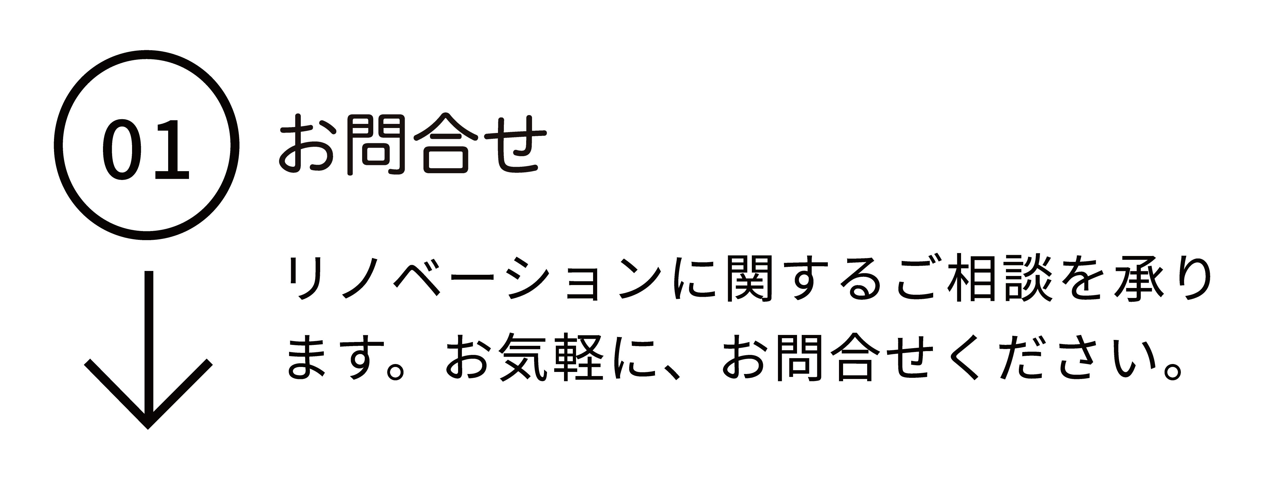 【お問合せ】リノベーションに関するご相談を承ります。お気軽に、お問合せください。